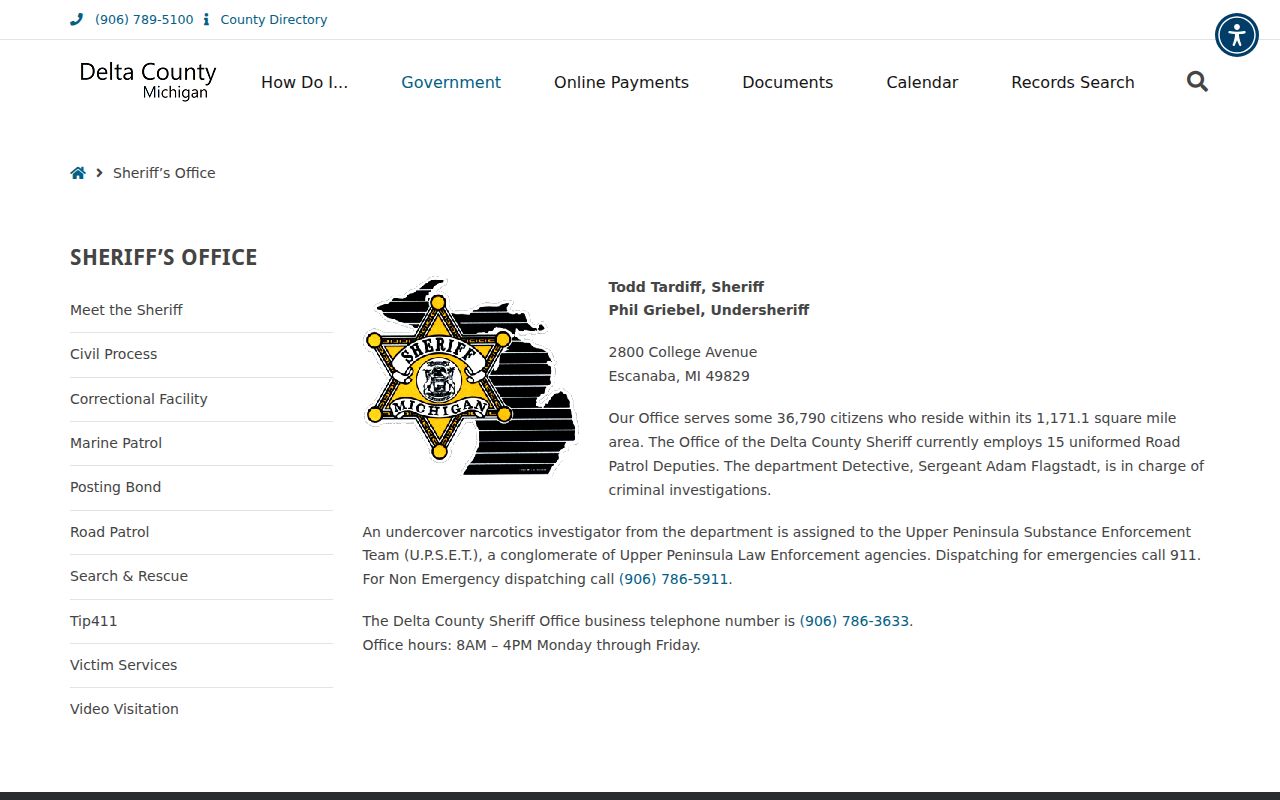 Delta County arrest search sheriff office source