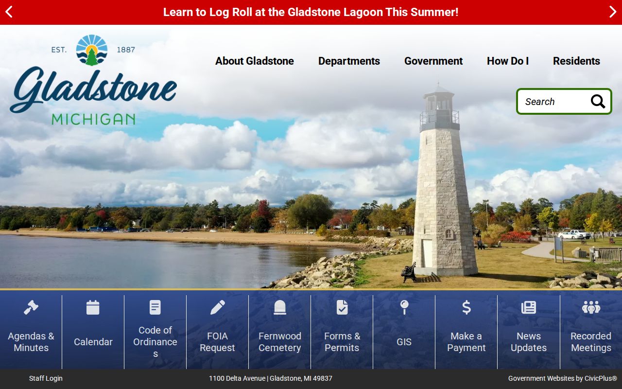 Gladstone record check official city records gateway